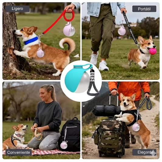 Botella de agua portátil para perros